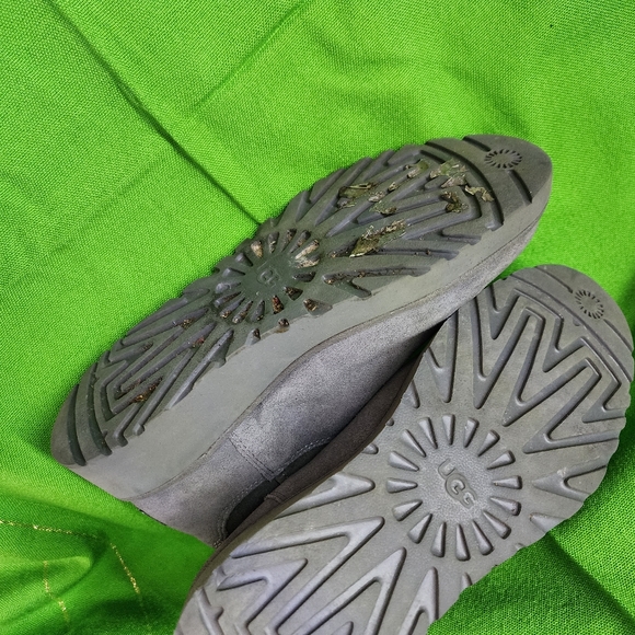 UGG Women's Classic Mini II Winter Boots Grey Ankle Authentic Size8 - Picture 10 of 15